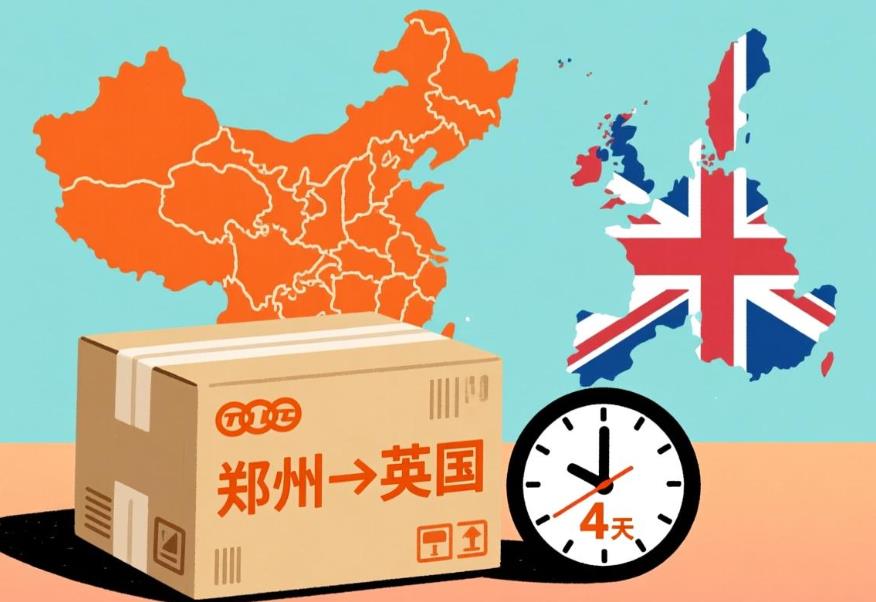 郑州 - 英国（4天）TNT单号：980***794