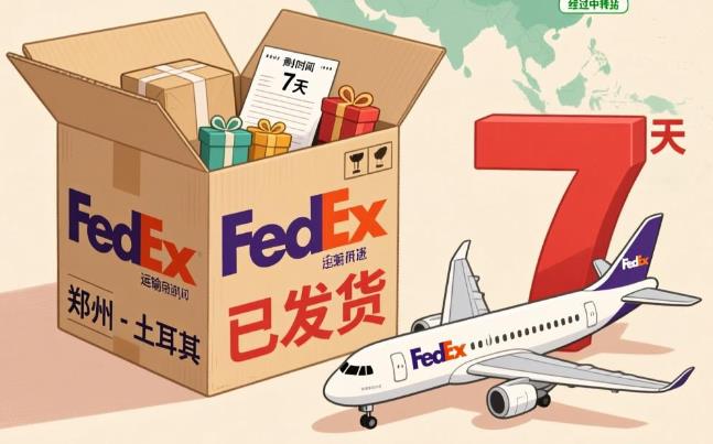 郑州 - 土耳其（7天）fedex单号：7770****8902