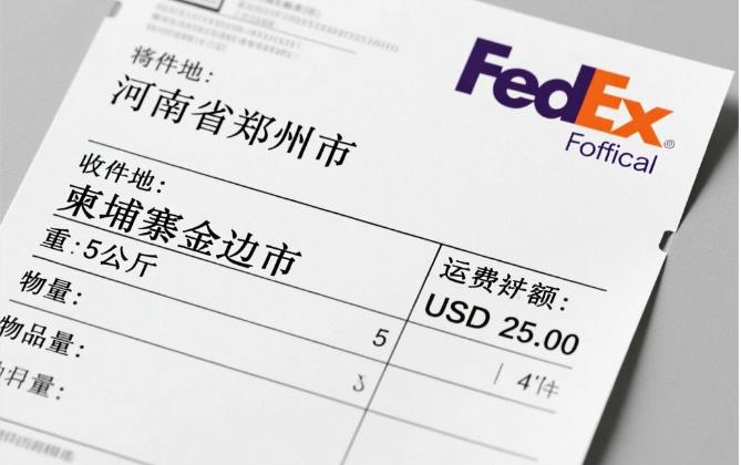 河南省fedex - 柬埔寨Cambodia